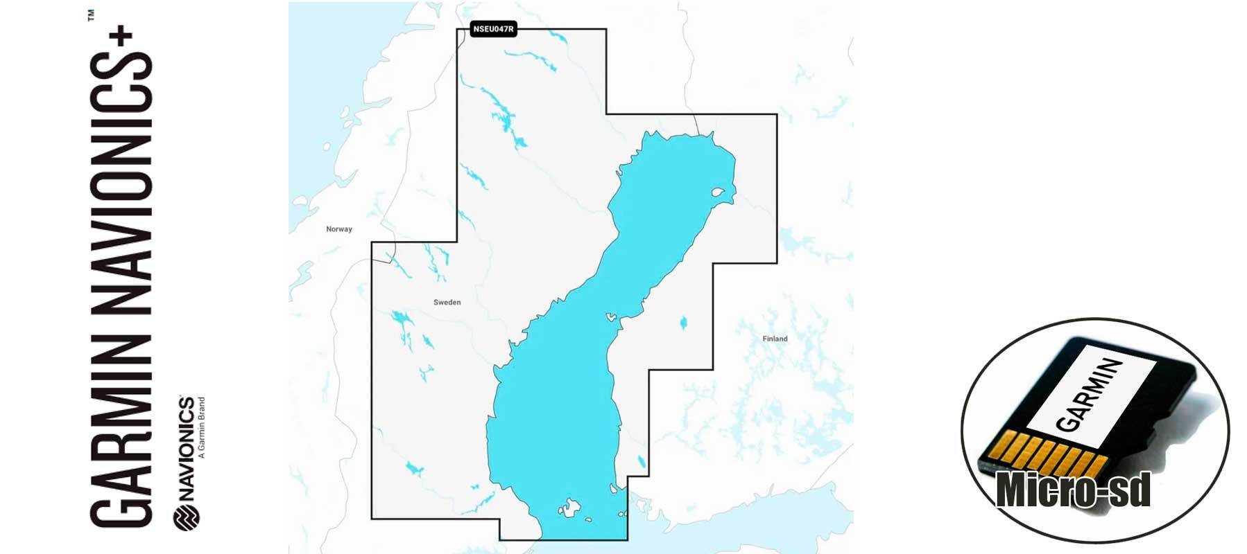 Garmin Navionics+ NSEU047R, Gulf of Bothnia