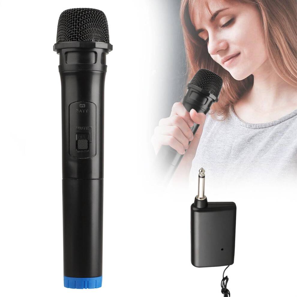 Trådløs mikrofon Karaoke Bluetooth-mikrofon, trådløs professionel håndholdt trådløs mikrofon- og modtagersystem, trådløs mikrofon til Sin