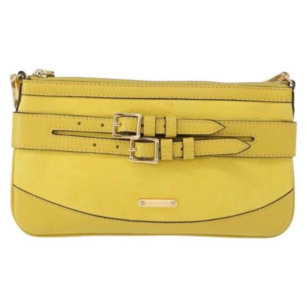 Burberry Vintage - Pre-owned Läder Axelremsväska Vintage - Dam - ONE Size - Läder