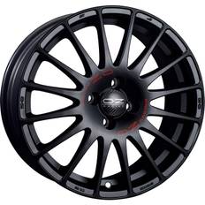 OZ Superturismo gt matt black red lettering