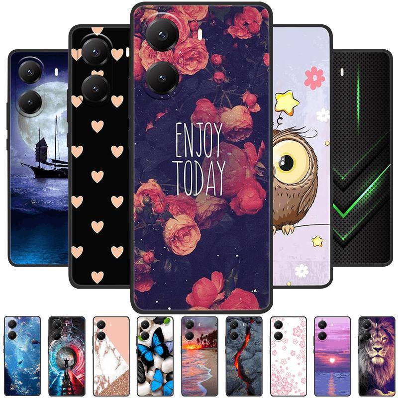 Fodral För Xiaomi Poco X7 Pro Coque Cover 2412DPC0AG Mjukt TPU Silikon Telefonfodral För Poco X7 5G Fodral Bumper Stötsäker Capa