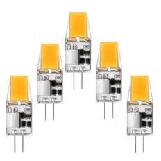 G4 Led Lampen, 5W G4 LED Birnen, G4 Led Leuchtmittel Ersatz 50W Halogenlampen, 500LM, LED G4 Warmweiß 3000K, 12V AC/DC, Kein Flackern, Nicht Dimmbar, 360 Grad Licht G4 LED Glühbirnen, 5er Pack