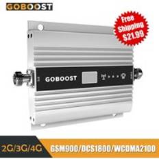 Gsm repeater 2g 3g 4g cellulär signal booster lte 4g dcs mobilförstärkare 900 1800 2100 wcdma mobil signal booster repeater
