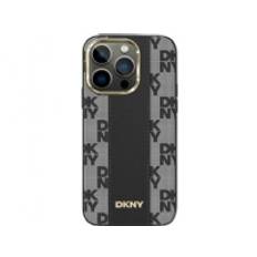 Apple iPhone 13 Pro DKNY Hardcase Leather Checkered Mono Pattern MagSafe (DKHMP13LPCPVSLK) dėklas telefonui juodos spalvos