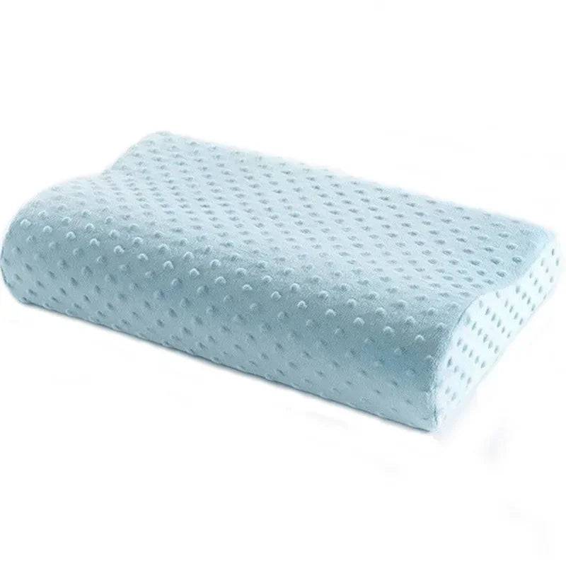 Long Pillow Memory Foam Bedding Pillow Neck Protection - Blue / 30X50cm (30X50cm)