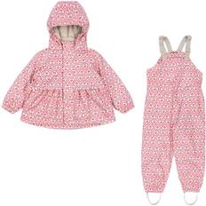 Konges Sløjd Rainy Palme SET Girl Str 7-8Y - P15062 Regntøj hos Magasin