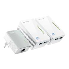 TP-Link TL-WPA4220T KIT AV500 Powerline Universal WiFi Range Extender, 2 Ports, Network Kit Bro 500M