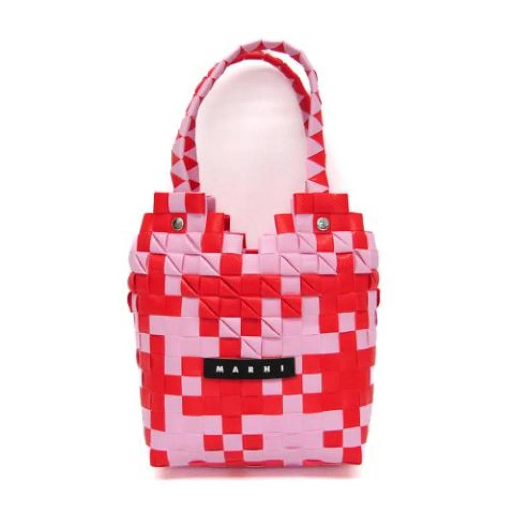 Marni Pre-owned Pre-owned Diamond Basket Bag - Vintage - Dame - Flerfarvet - ONE SIZE - Uld