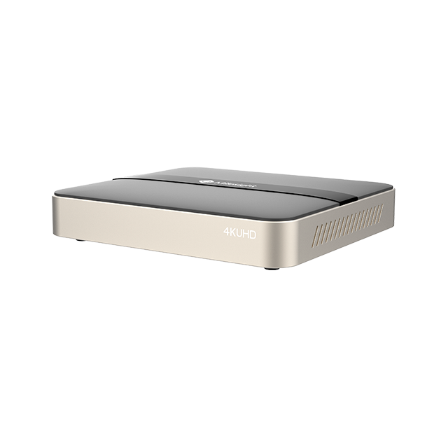 Milesight NVR, 8 kanals, 4 x PoE, 1 x 3,5"sATA
