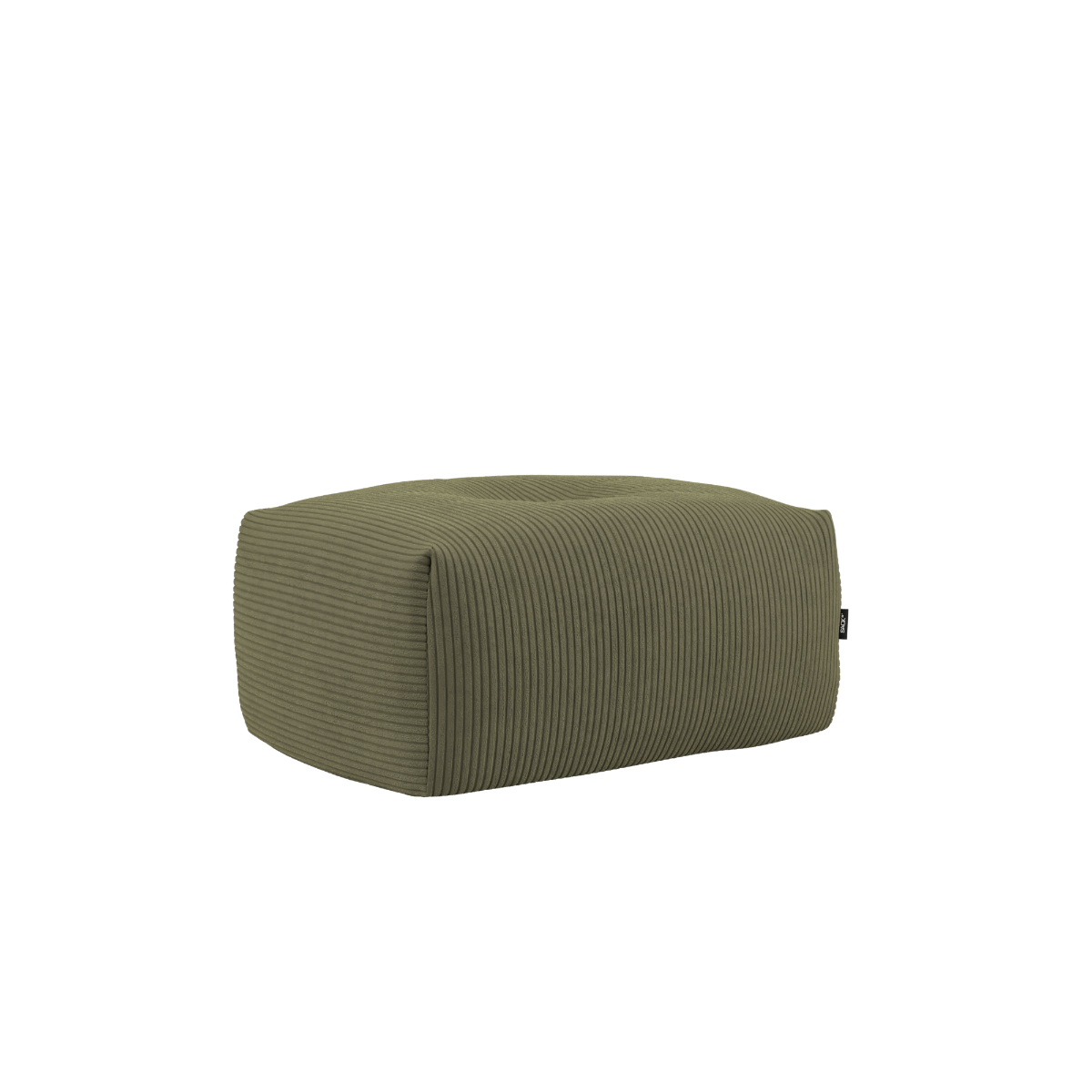 Soft Sofa Indoor - Pouf Corduroy Olive.