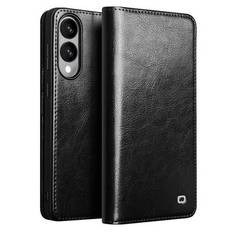 Samsung Galaxy S25 Edge Qialino Classic Læderpung - Sort