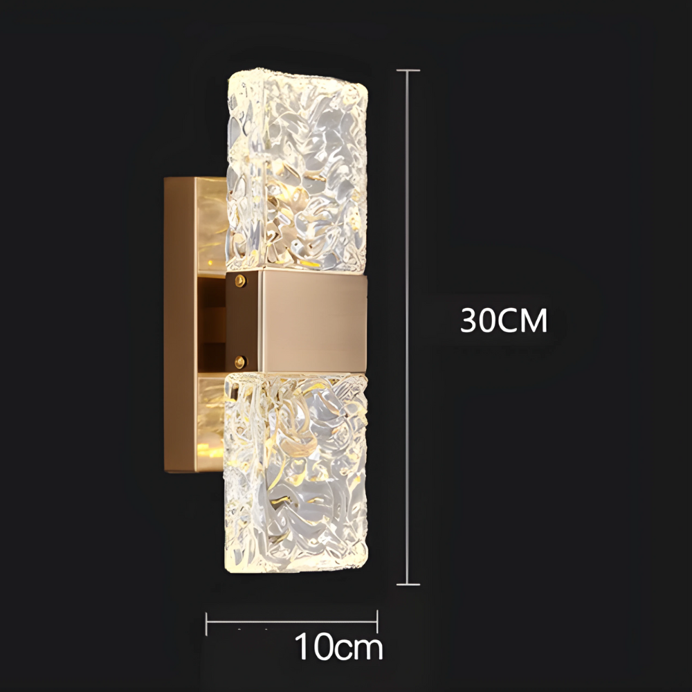 Radiance Arc Vinglamp - Luxe Belysning för en Chic Inredning - Guld / 23.5 cm