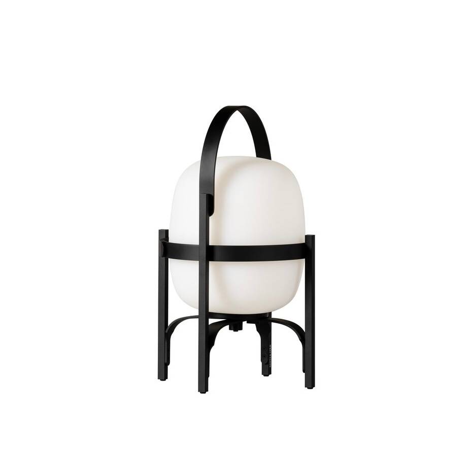 Santa & Cole Cestita alubat portabel bordslampa svart