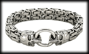 Dödskalle armband., B009595