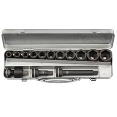 Kyoto Machinery Tools Impact Wrench Socket Wrench Set Standard TBP411PA (KTC) 14-piece 12.7SQ svart