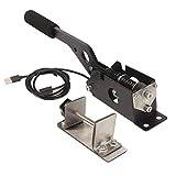64-bitars USB PC-Handbroms, Stöd för G27 G29 G920 G923 T500 T300 Linjär E-broms för Simulering Av Racingspel PC-racingspel Handbroms med Handtag