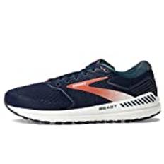 Brooks Beast '20 löparskor för män, Blå Peacoat Midnight Red 1d, 45.5 EU