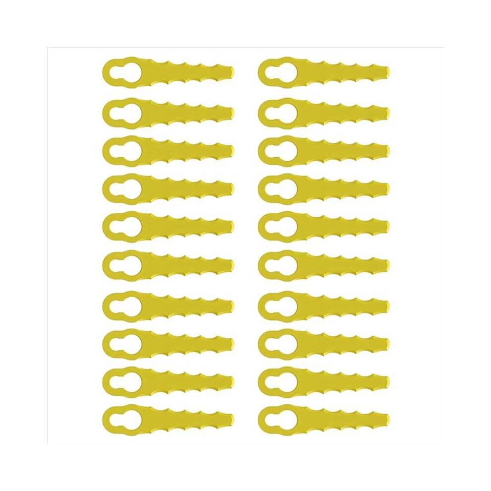 50pcs Lawnmower Blade Plastic L83 Grass Cutting Blade Replacement Part Mowing Machine Blade Cordless Grass Trimmer