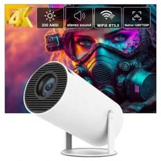 Projektor 4k Android 11 Dual Wifi6 200 Bt5.0 1080p 1280*720p Hvid
