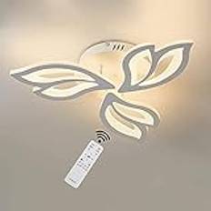 24W LED-takljus, blommor LED-belysningsfixtur ljuskrona, 3000k-6500k dimbar taklam