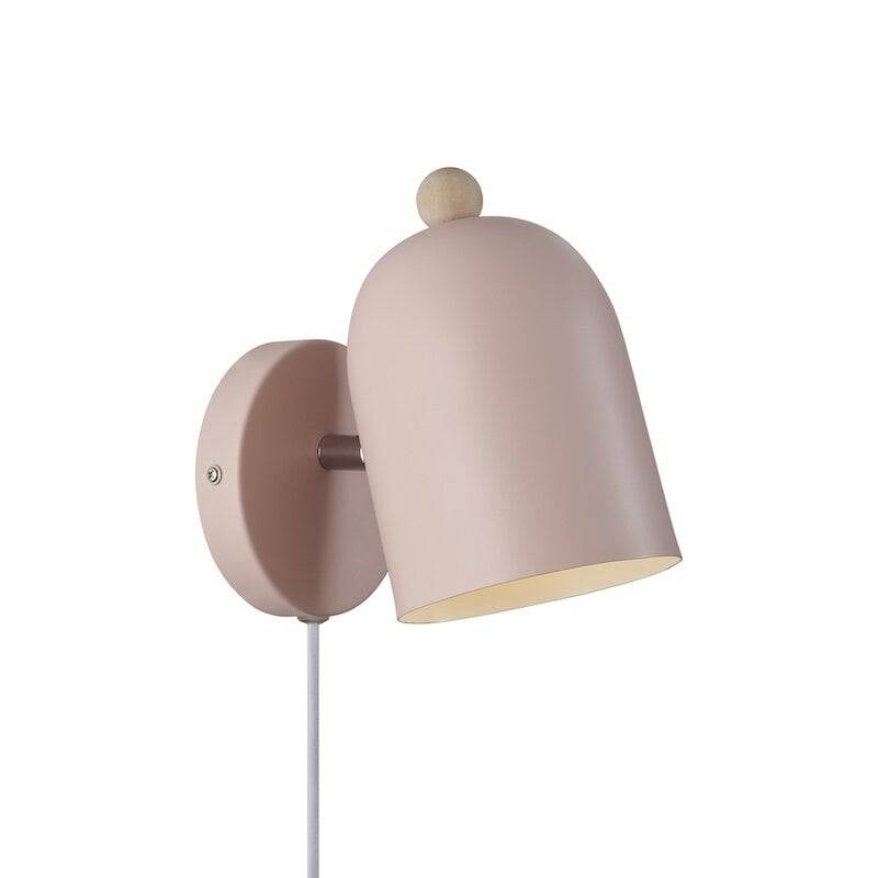 Nordlux Gaston vägglampa puderrosa