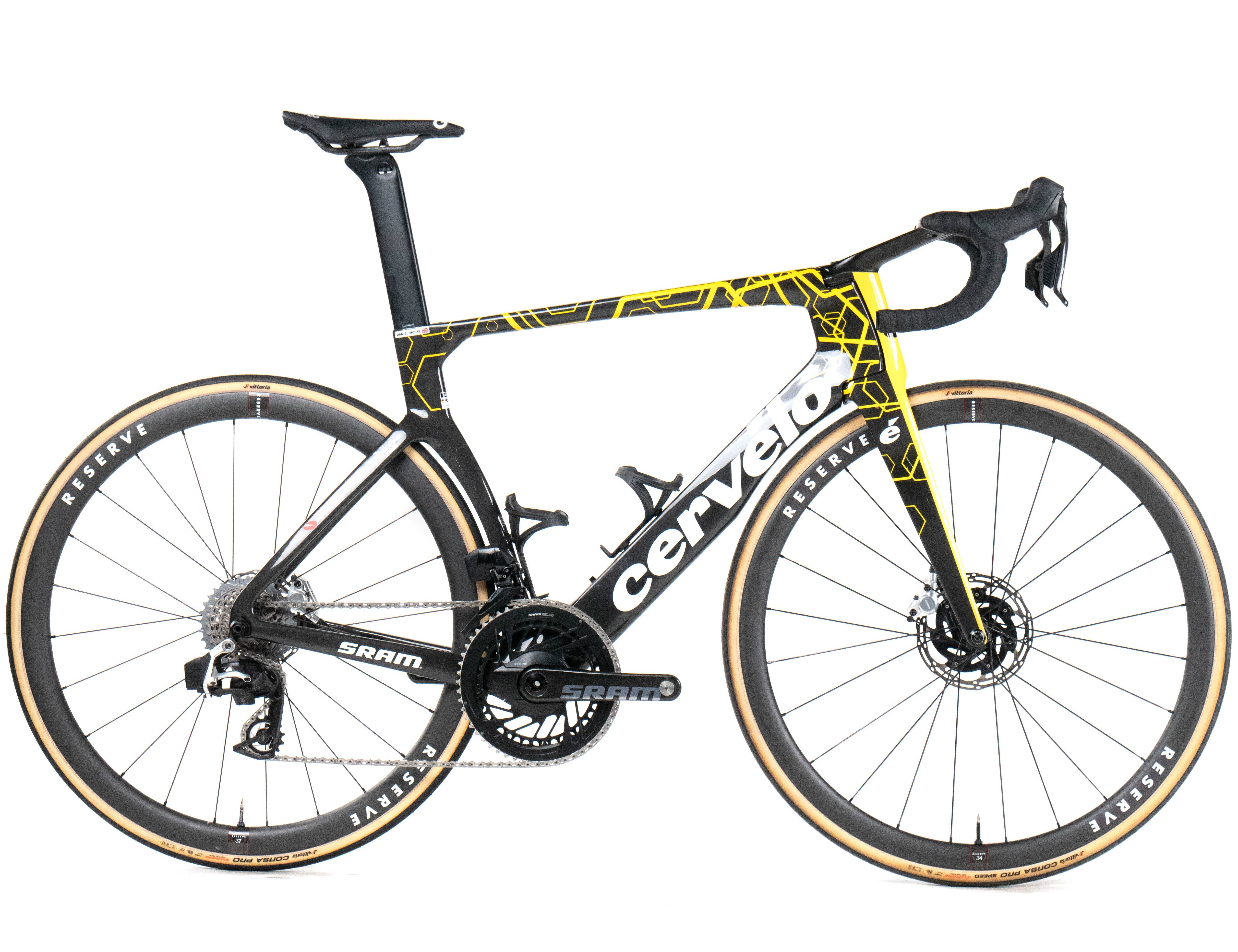 Cervélo S5 2024 Team Visma Lease a Bike Daniel Mclay size 56 Sram Red AXS 2x12sp - Bikeroom / 56 / team visma lease a bike (56)