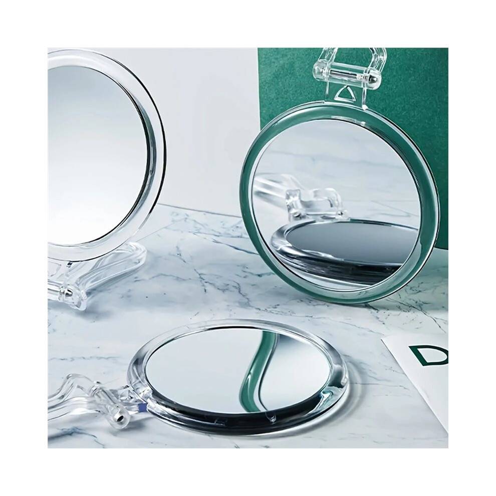 Magnifying Mirror with Handle Foldable Dual-Sided Beauty Mirror for Home Makeup Skincare 30X