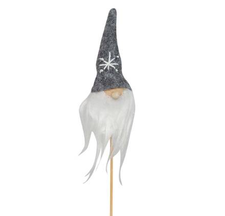 Sticks Tomte filt Grå H7cm
