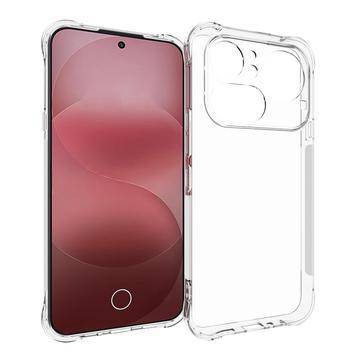 Nothing Phone (4a) Pro Stötsäkert silikonskal - Genomskinlig