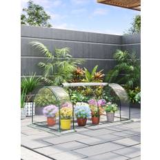 Outsunny greenhouse house 200x100x80 cm garden terrace grow plants