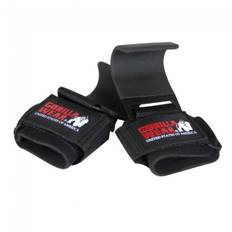 Gorilla Wear Weight Lifting Hooks, One Size, Black