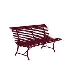 Fermob - Louisiane Bench 150 cm, Black Cherry - Havebænke - RØD
