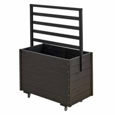 Plantekasse imp. 88x48x124 cm, sort