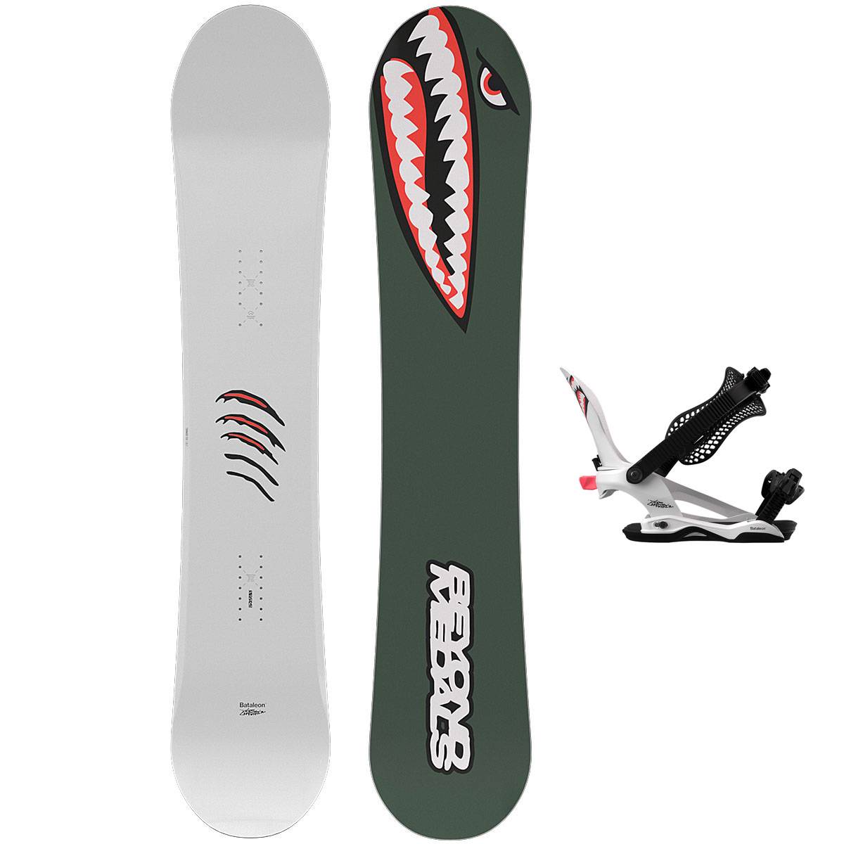 Bataleon Snowboard Set - Tornado x Beyond Medals 162 + Blaster Pro FASE Tor Gray M/L