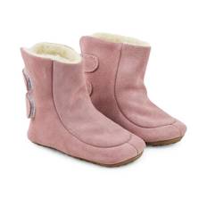 PomPom - Wool velcro booty - Rosa