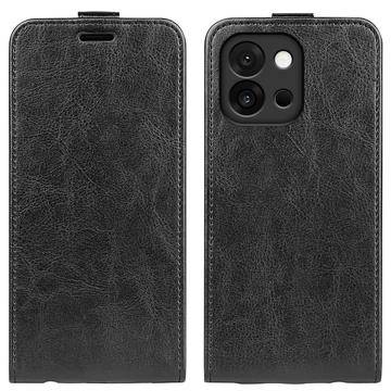 OnePlus 13T/13s Vertikalt Flipfodral med Korthållare - Svart