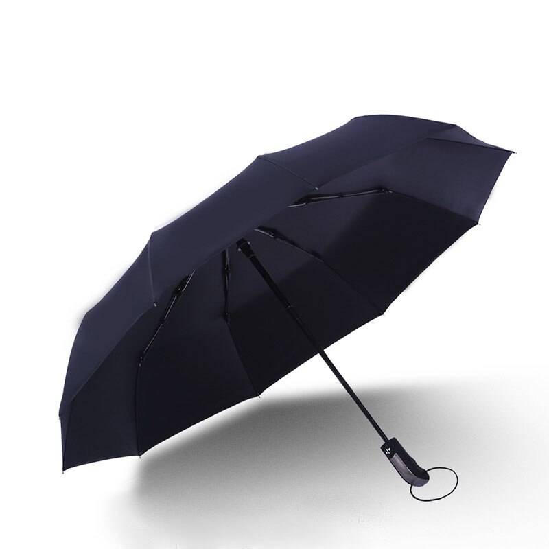 Paraply herr automatisk vindtät stort golf paraply corporation solskydd parachase regalo hombre olycat 50 - Svart b