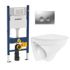Geberit indbygningscisterne m/Ifö Cera toilet og softclose sæde
