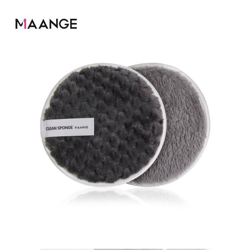 1 st lazy cosmetic puff dubbelsidig mikrofiber makeup remover puff ansiktsrengöring handduk återanvändbar nail art rengöringsservett - 05