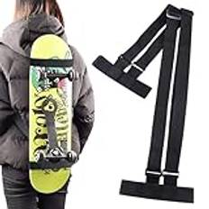 Sertay Longboard Skateboard Bag, Justerbar Snowboard-axelrem, Skateboard Axelrem, Skateboard Axelrem, Lämplig för Skateboard, Longboard, Snöbräda och annan utrustning