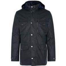 Barbour Winter Sapper Wax Jacket - Vinterjacka - Herr Navy / Greenloch Tartan S