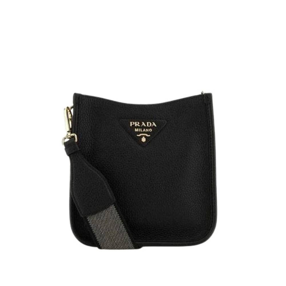 Prada Vintage Pre-owned Mini Skuldertaske - Vintage - Dame - Sort - ONE SIZE - Uld
