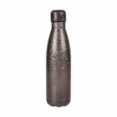 Cook & Baker Drikkeflaske - 500 ml - Rustfrit stål - Sort glitter