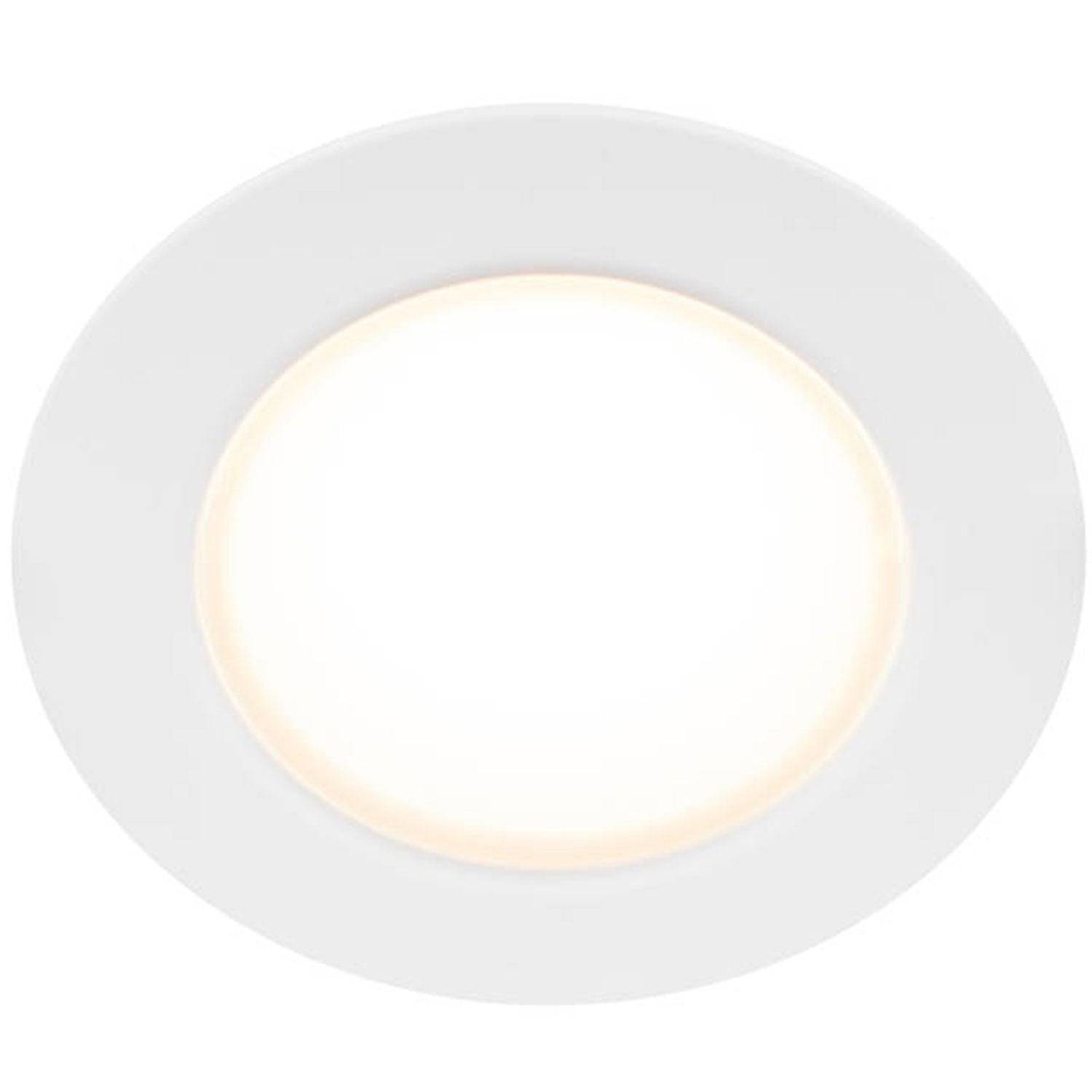 Llitt Doris 230V Dimbar downlight spotlight 3000K 400lm IP65 Vit