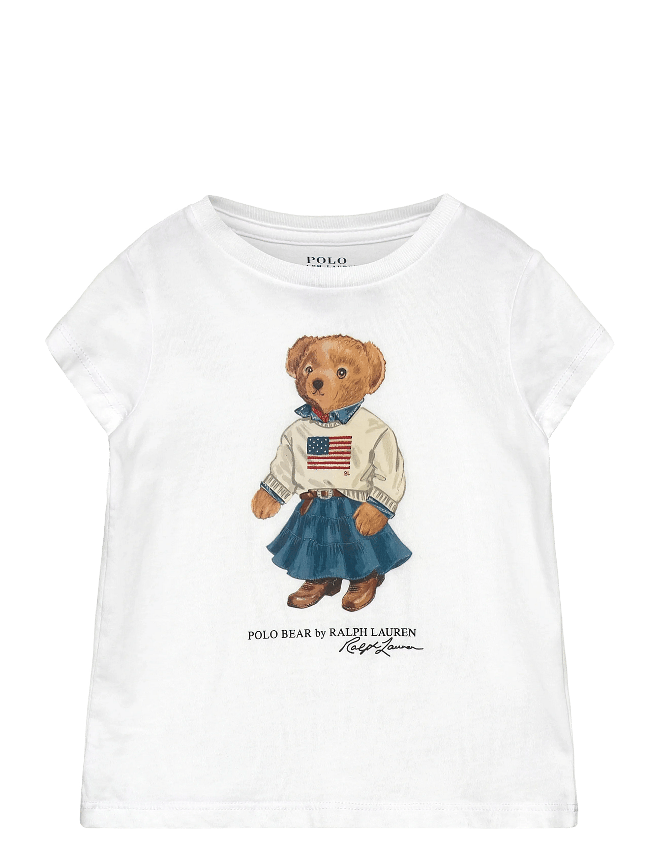Ralph Lauren Kids 26/1 Jersey-Knt-T-Shirt - White - 94-100