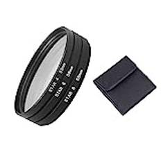 52 mm 4-punkts 6-punkts 8-punkts stjärnfilter kameraset paket påse väska för Canon EOS R RP R3 R5 R6 R7 R10 med Canon RF 35 mm f/1,8 IS Macro STM-objektiv