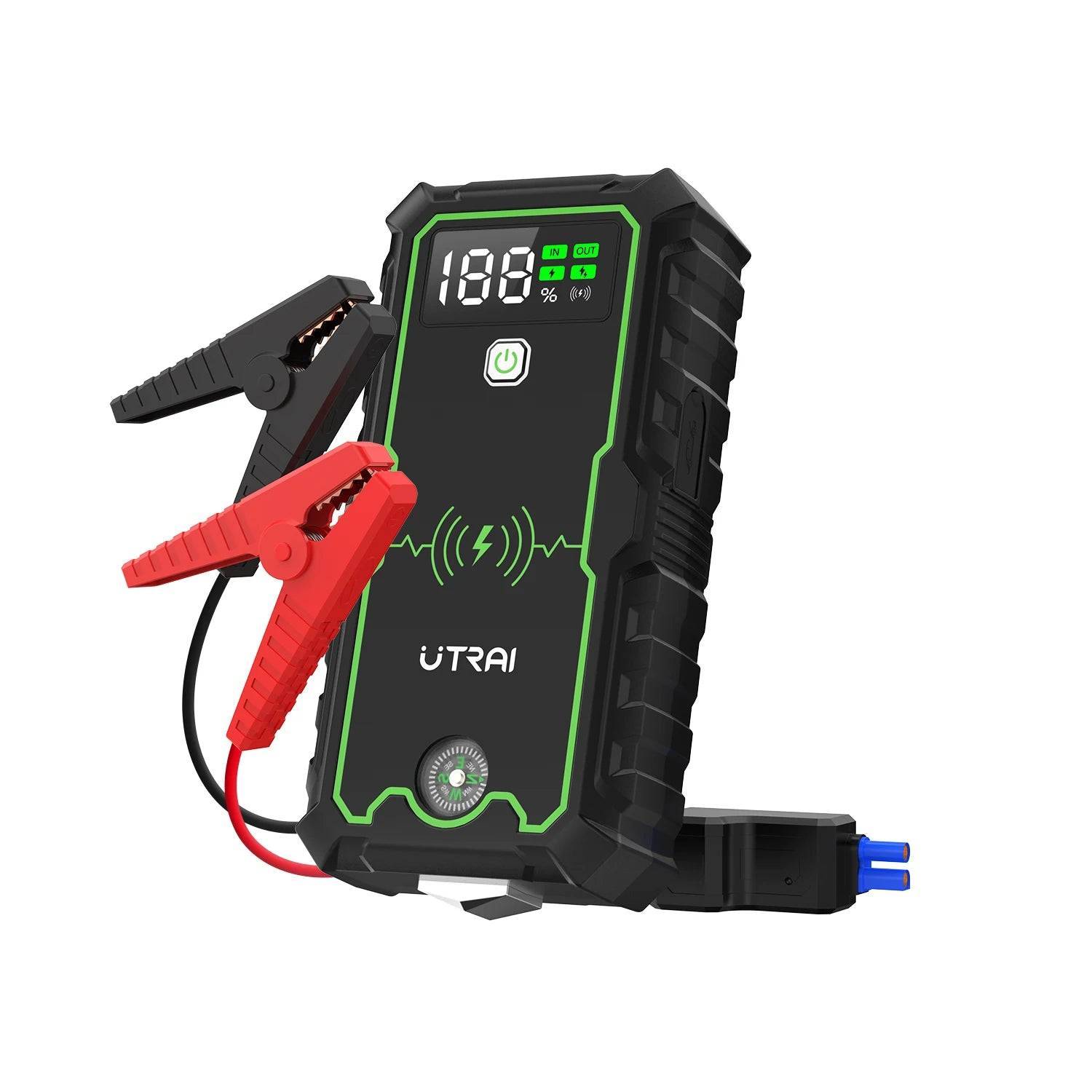 UTRAI Emergency Car Jump Starter 2000A 4000A Peak, 12V Portable Auto Battery Booster Charger Power Bank - 4000A JS1-PRO