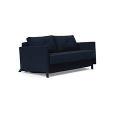 Innovation Cubed sovesofa 140 (565 Twist Granite, aluminium)