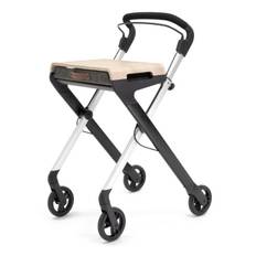 RollBuddy Rollator til indendørs brug med skuffe og skridsikker bakke