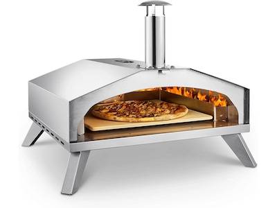 Austin and Barbeque AABQ 16" Gaseldad pizzaugn (rostfritt stål)